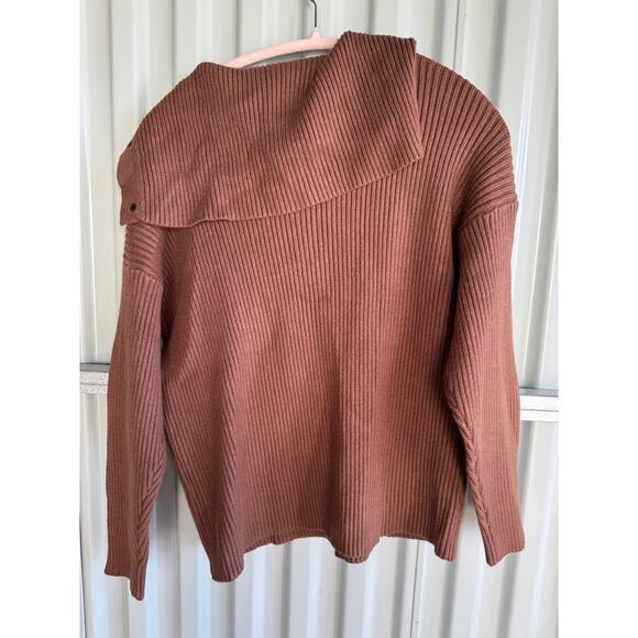 4 for $10 Rust Ribbed Sweater NWOT - Picture 6 of 6